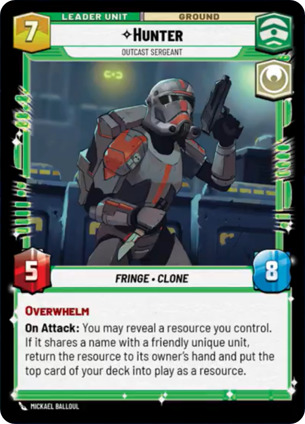 Hunter, Outcast Sergeant