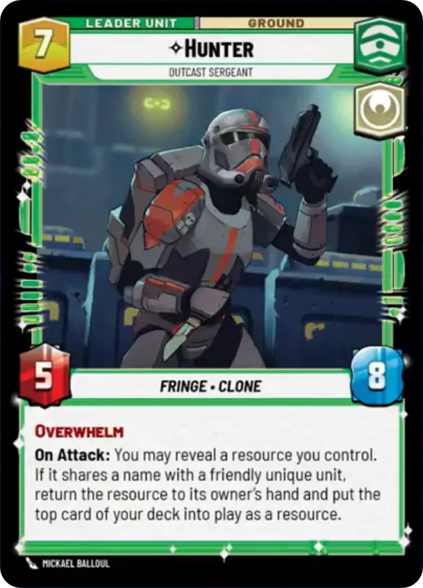 Hunter, Outcast Sergeant