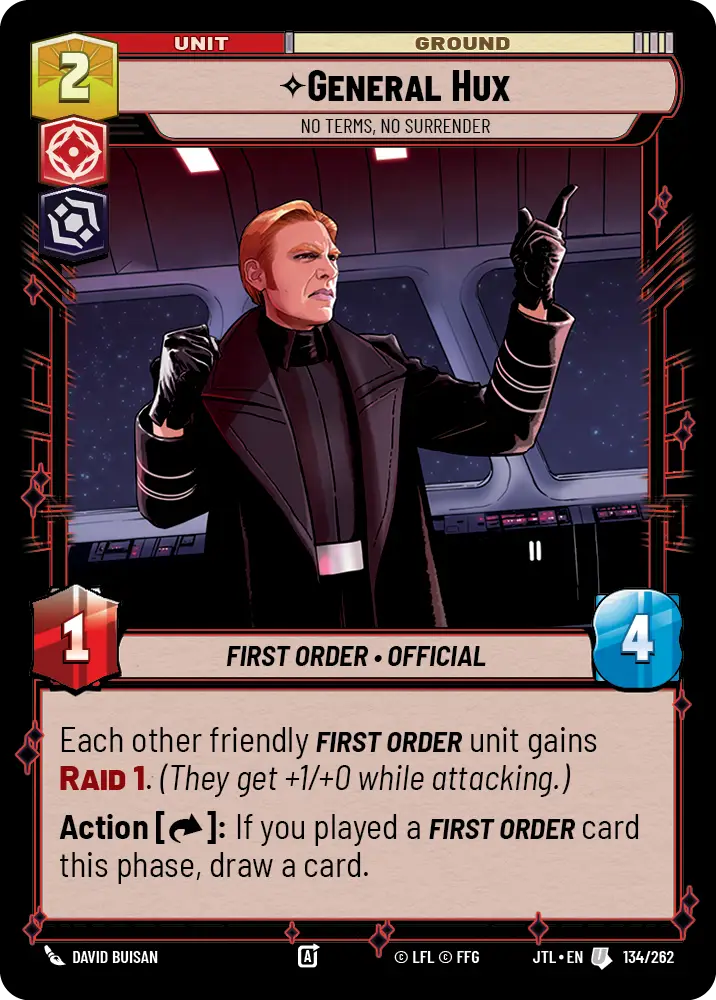 General Hux, No Terms, No Surrender