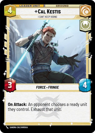 Cal Kestis, I Can't Keep Hiding Unit