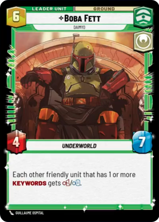 Boba Fett, Daimyo Unit Card
