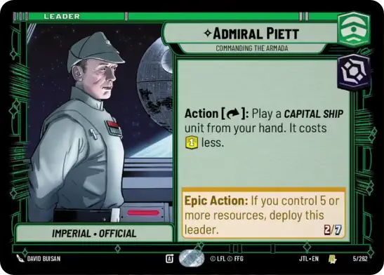 Admiral Piett, Commanding the Armada