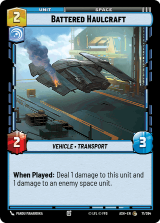 Battered Haulcraft