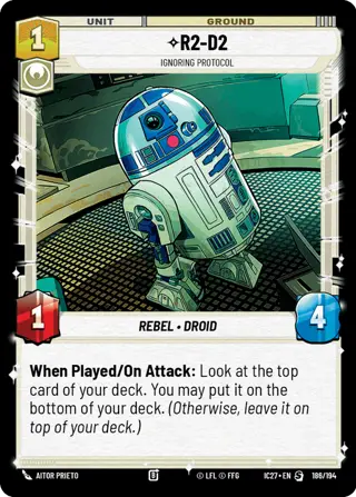 R2-D2, Ignoring Protocol