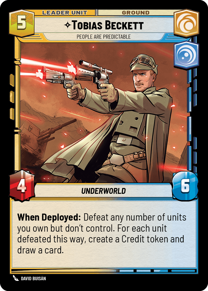 Tobias Beckett, People are predictable