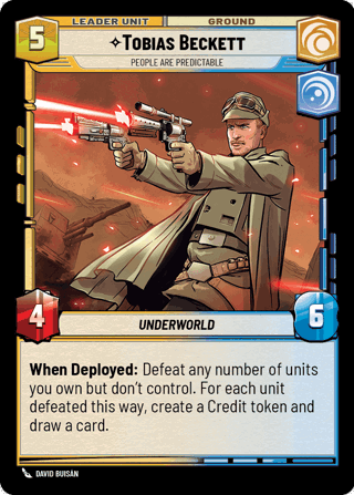 Tobias Beckett, People Are Predictable Unit