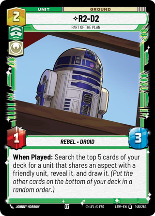 R2-D2, Part Of The Plan