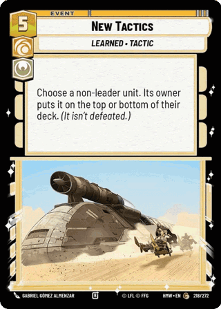 New Tactics