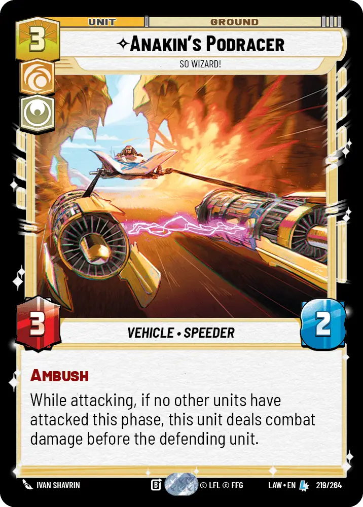 Anakin's Podracer, So Wizard!