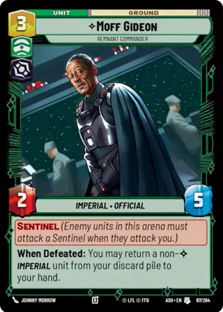 Moff Gideon, Remnant Commander