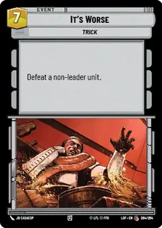 It's Worse