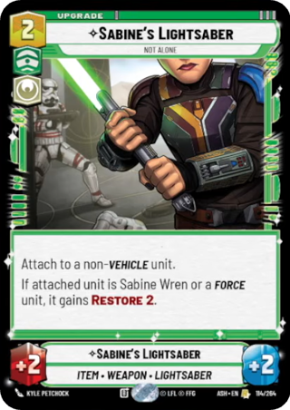 Sabine's Lightsaber, Not alone