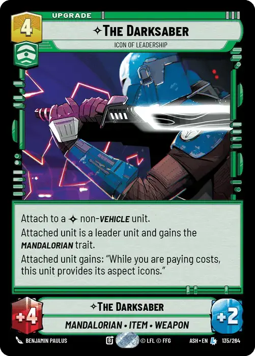 The Darksaber, Icon Of Leadership