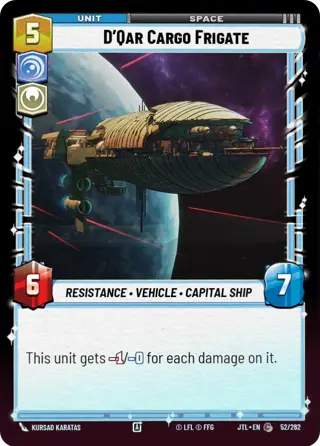 D'Qar Cargo Frigate