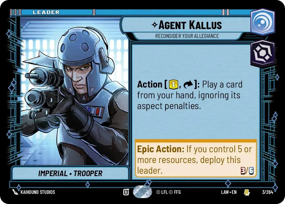 Agent Kallus, Reconsider your allegiance