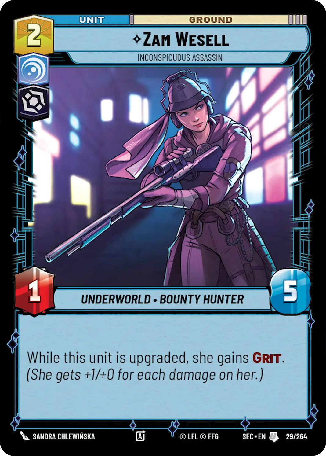 Zam Wesell, Inconspicuous Assassin