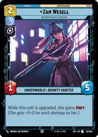 Zam Wesell, Inconspicuous Assassin