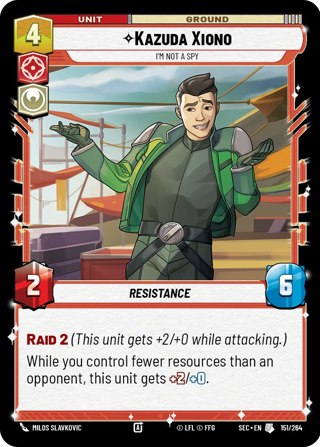 Kazuda Xiono, I'm Not A Spy