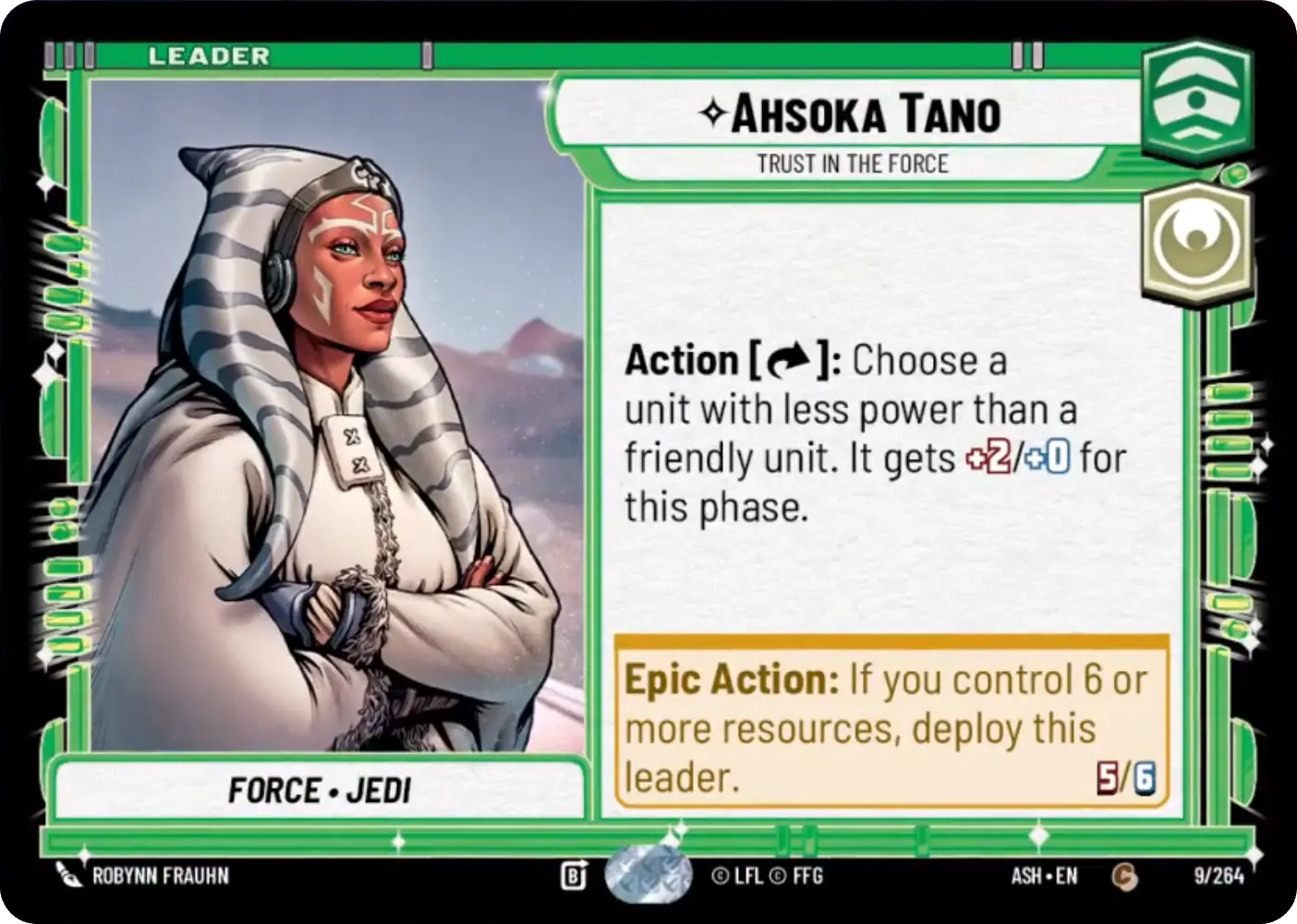 Ahsoka Tano, Trust In The Force