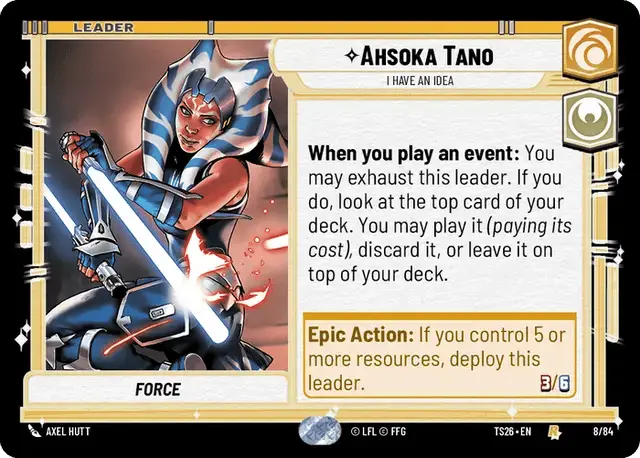 Ahsoka Tano, I have an idea