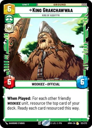 King Grakchawwaa, King Of Kashyyyk