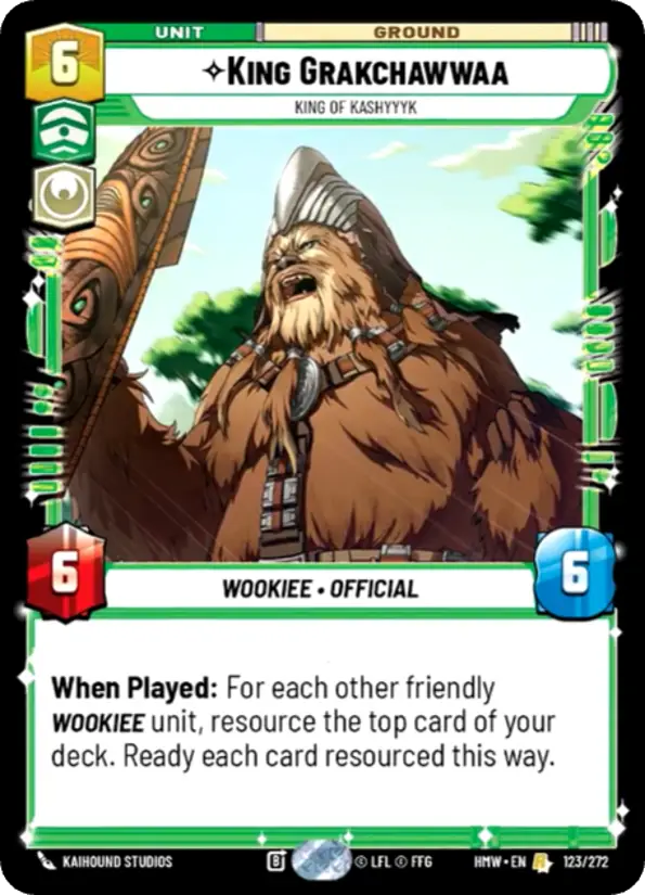King Grakchawwaa, King Of Kashyyyk