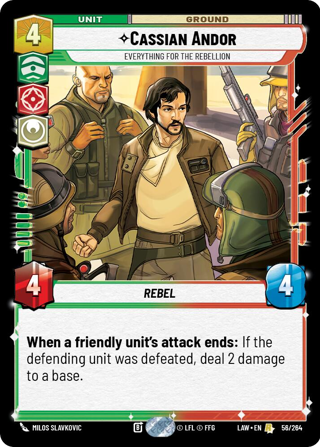 Cassian Andor, Everything For The Rebellion