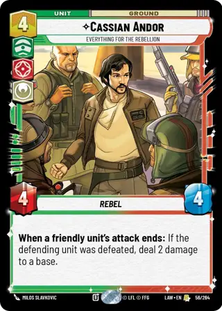 Cassian Andor, Everything For The Rebellion