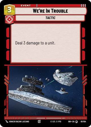 We're In Trouble