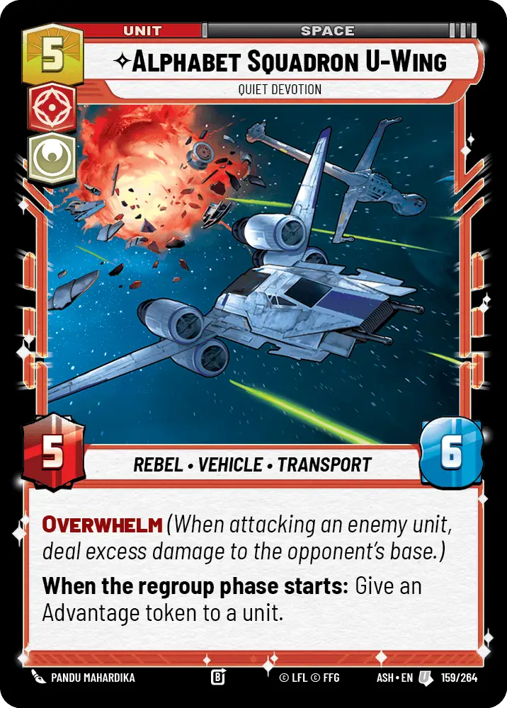 Alphabet Squadron U-Wing, Quiet Devotion