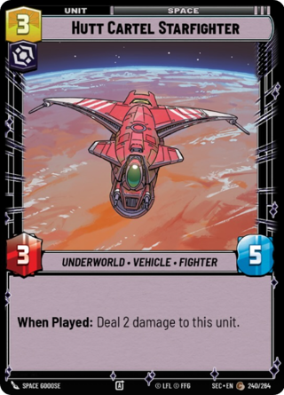 Hutt Cartel Starfighter