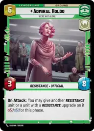 Admiral Holdo, We're Not Alone