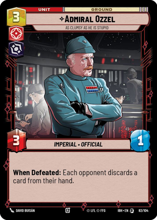 Admiral Ozzel, As Clumsy As He Is Stupid
