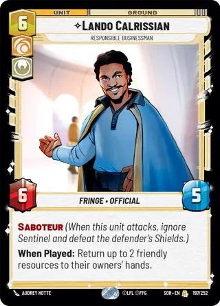 Lando Calrissian, Responsible Businessman
