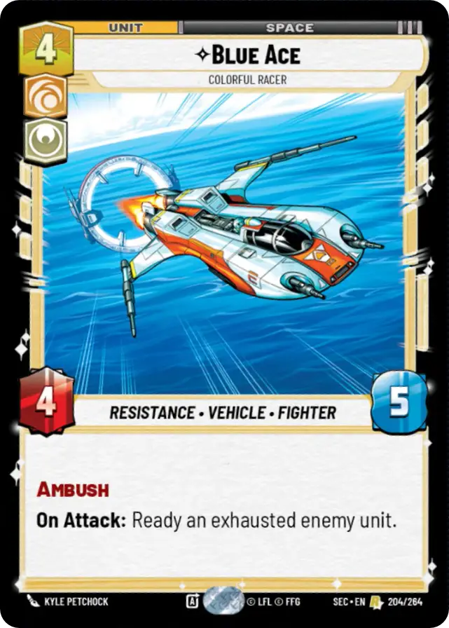 Blue Ace, Colorful Racer