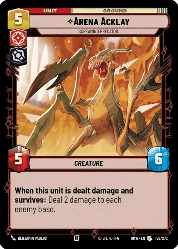 Arena Acklay, Screaming Predator