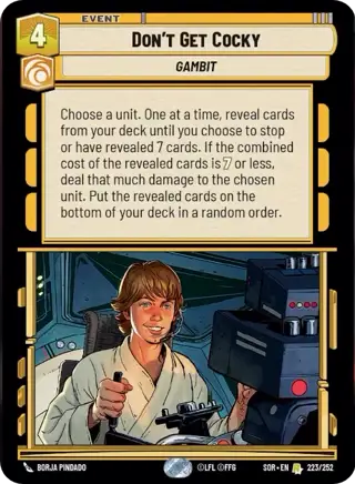 Don't Get Cocky