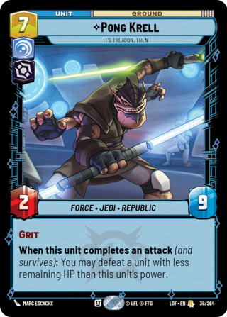 Pong Krell, It's Treason, Then