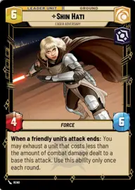 Shin Hati, Eager Adversary