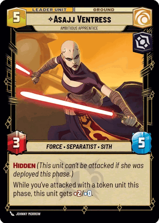 Asajj Ventress, Ambitious Apprentice Unit