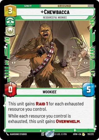 Chewbacca, Resourceful Wookiee