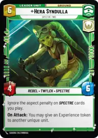Hera Syndulla, Spectre Two