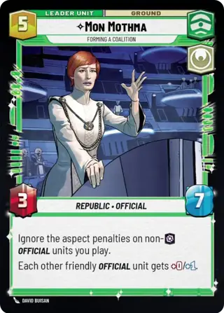 Mon Mothma, Forming a coalition