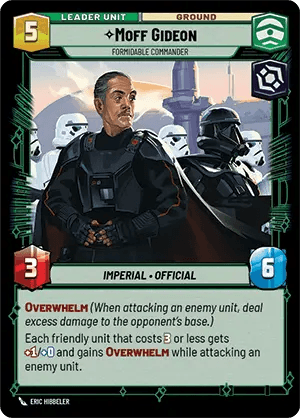 Moff Gideon, Formidable Commander