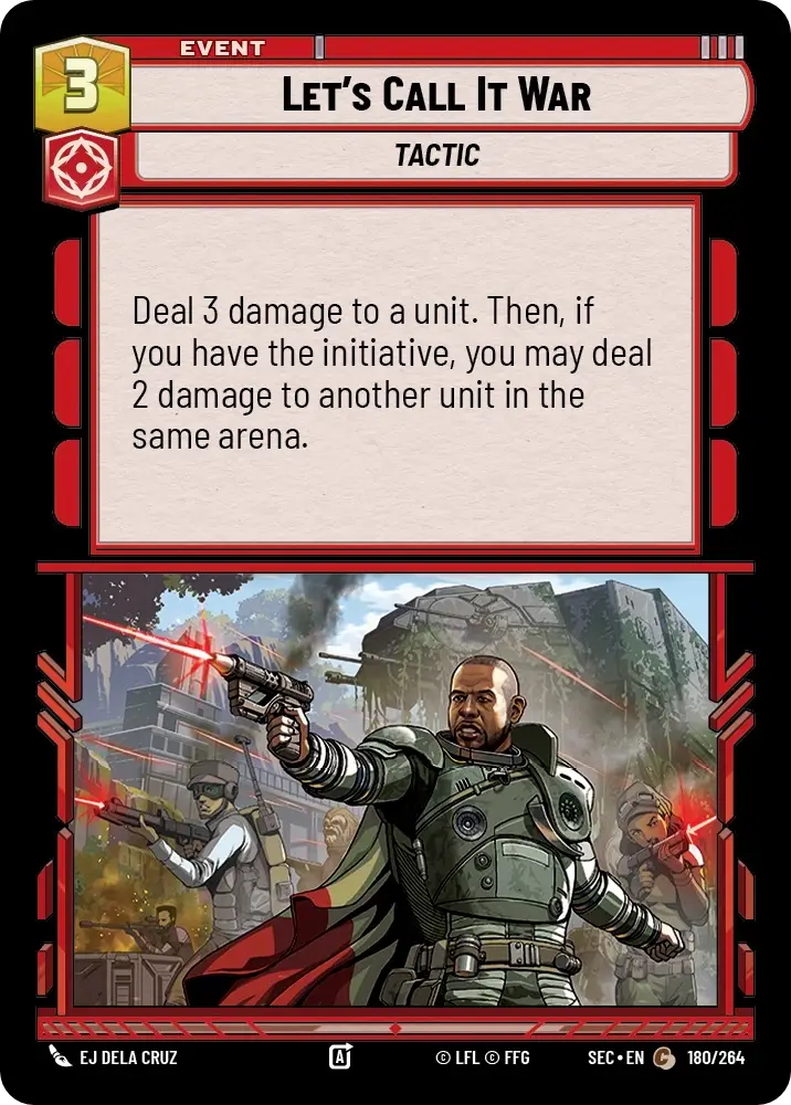 Let's Call It War