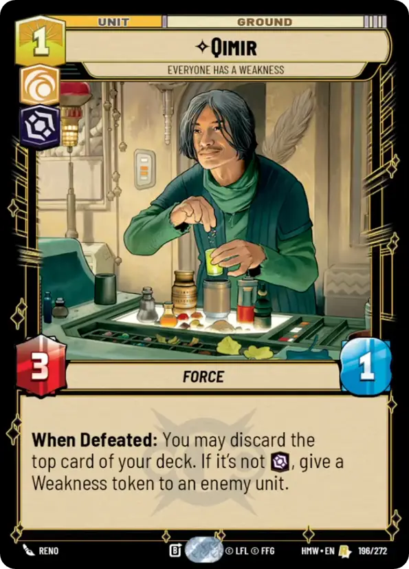 Qimir, Everyone Has A Weakness