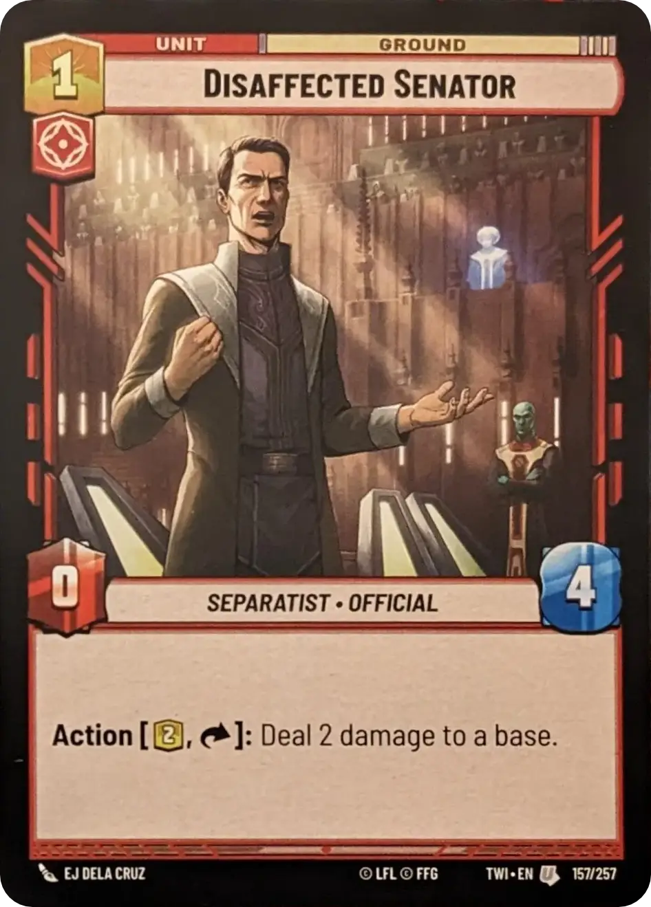 Disaffected Senator