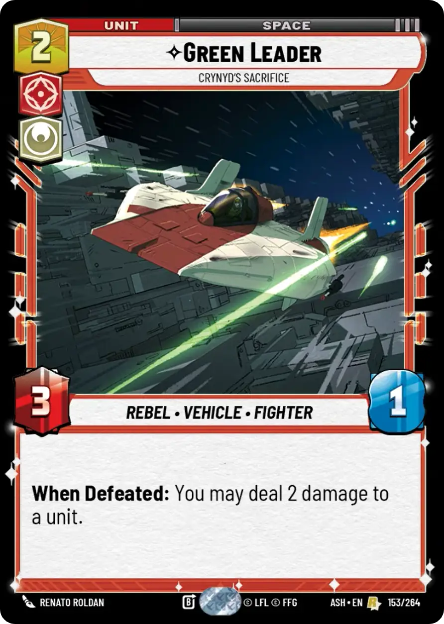 Green Leader, Crynyd's Sacrifice