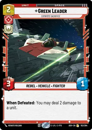Green Leader, Crynyd's Sacrifice
