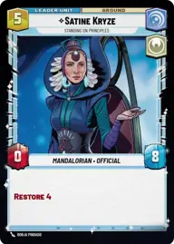 Satine Kryze, Standing on Principles